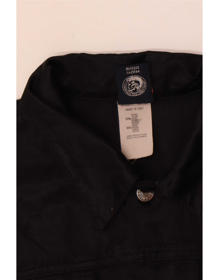 Diesel Veste utilitaire pour femme UK 18 XL Coton noir