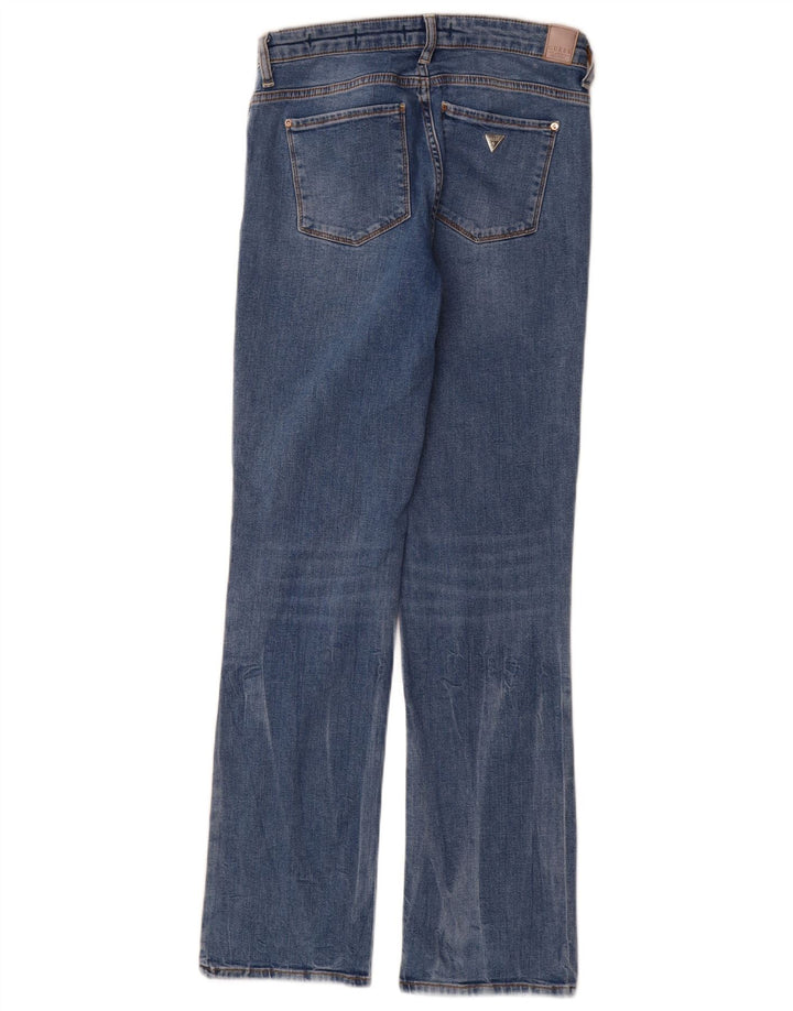 Guess Jean Droit Curvy Femme W28 L32 Bleu Coton