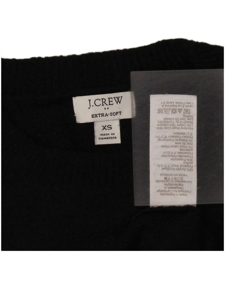 J. Crew Pull ras du cou pour femme XS Noir Acrylique
