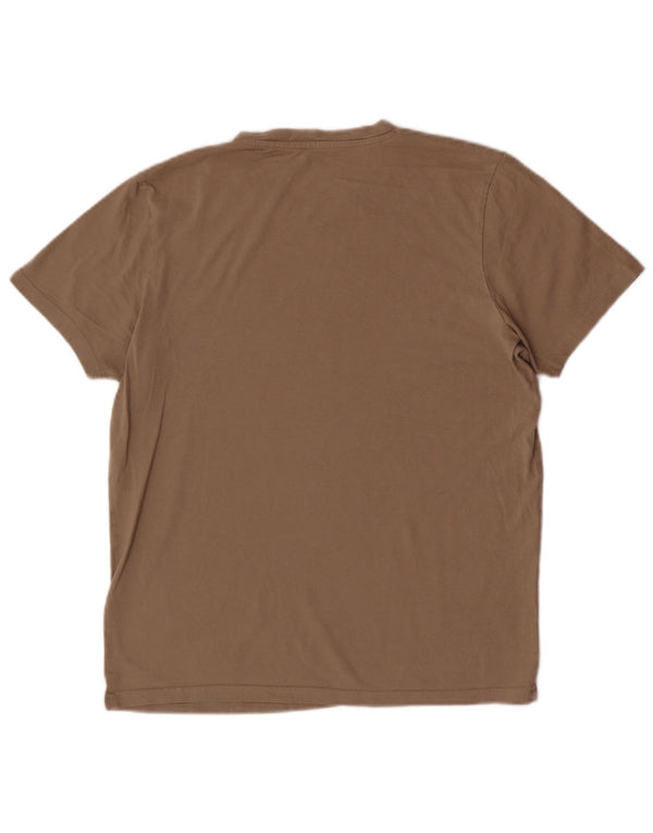Jack & Jones T-Shirt Homme Marron Moyen Coton