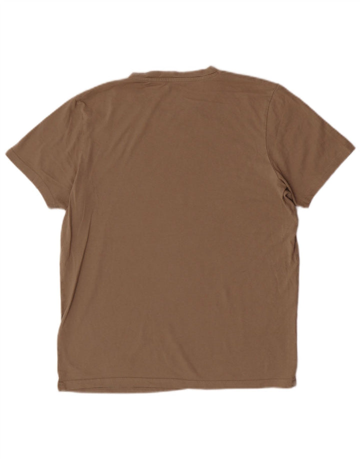 Jack & Jones T-Shirt Homme Marron Moyen Coton