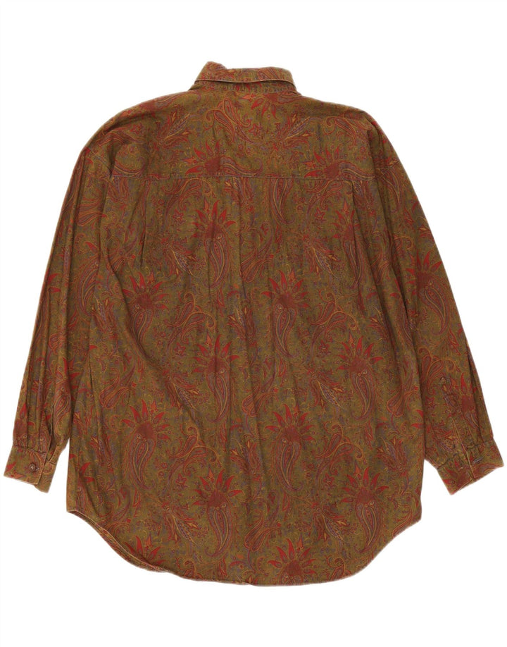 Calbros Chemise pull surdimensionnée pour femme IT 44 en coton cachemire kaki moyen