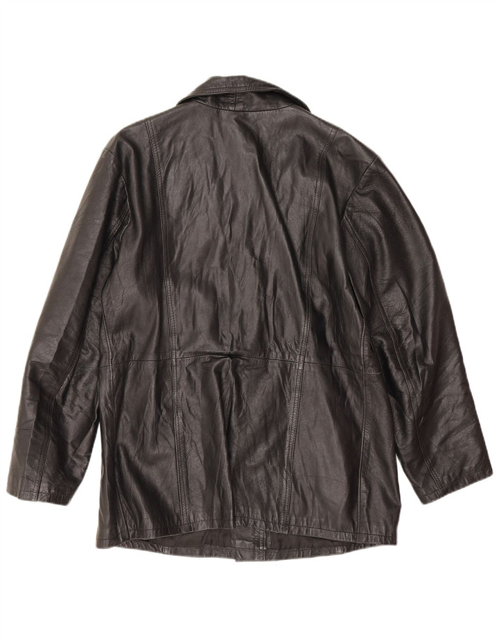 Veste Légendaire 1957 Veste en Cuir Femme IT 46 Grand Cuir Noir