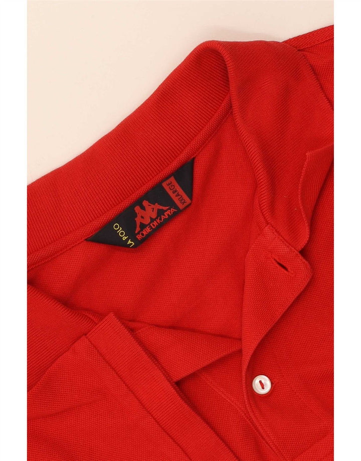 Kappa Polo Homme 2XL Rouge