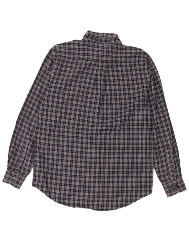 Kappa Chemise Homme Bleu Marine Moyen Carreaux Coton
