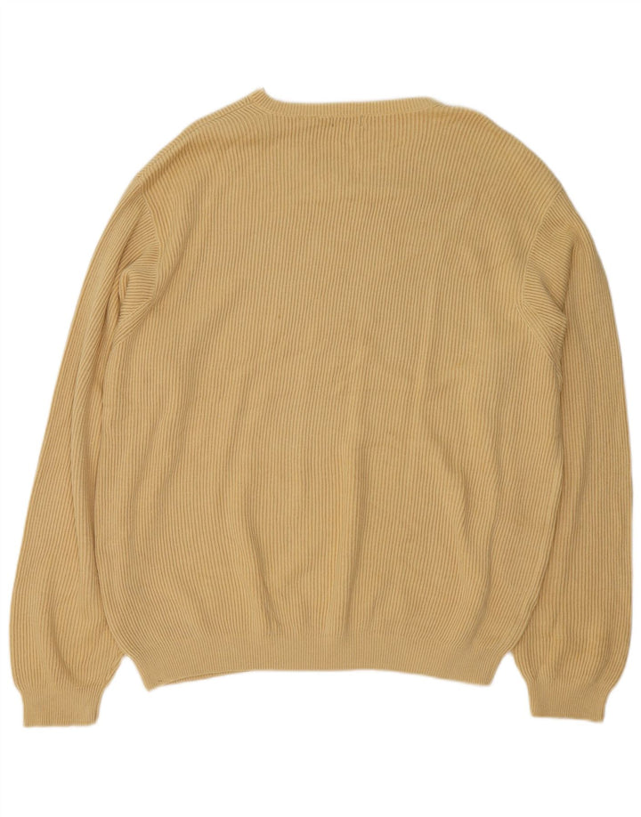 IZOD Pull col V Homme XL Coton Beige