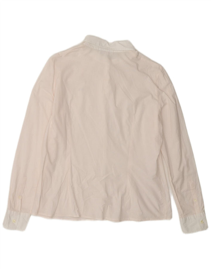 LACOSTE Chemise Femme Taille 44 Grande Rayure Rose