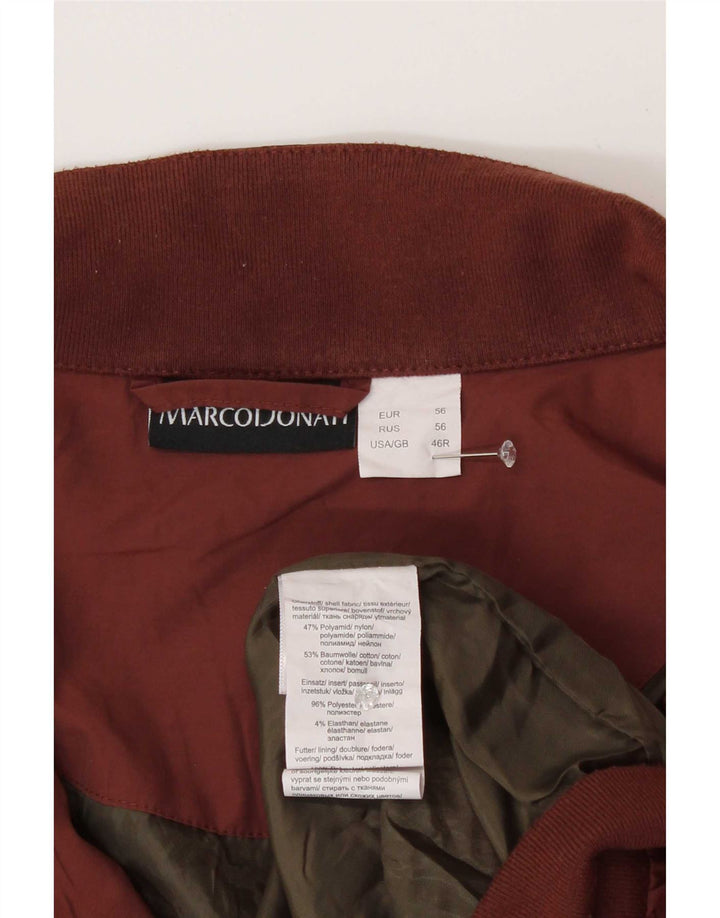 Veste Bomber Homme Vintage UK 46 3XL Marron Polyamide