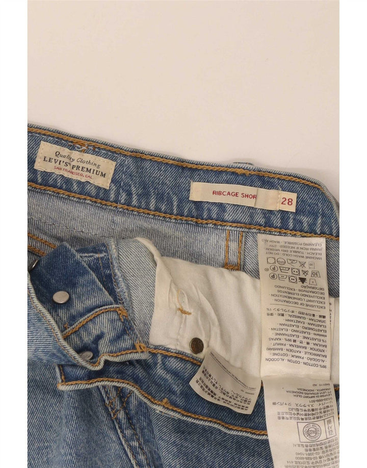 Levi's Short En Jean Ribcage Femme Medium W28 Bleu Coton