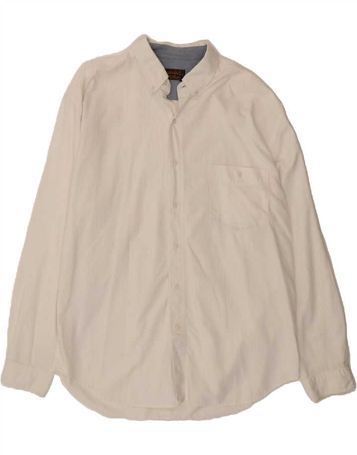 EDDIE BAUER Mens Shirt XL White Vintage Eddie Bauer and Second-Hand Eddie Bauer from Messina Hembry 