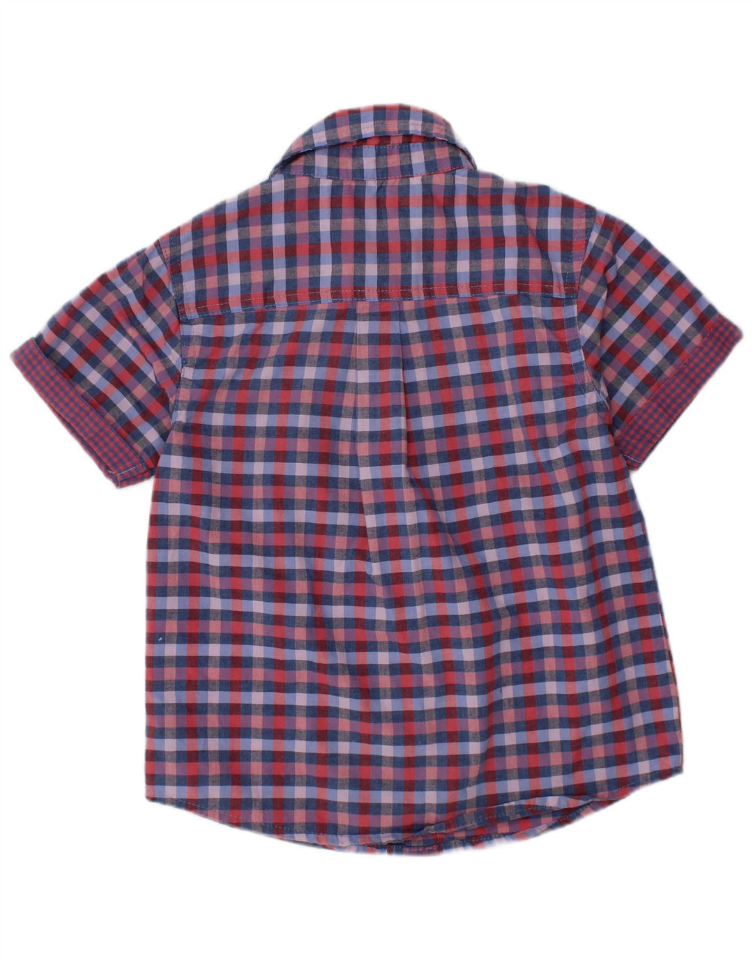 BEN SHERMAN Chemise à manches courtes garçon 3-4 ans Carreaux multicolores