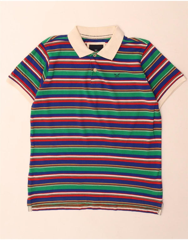 Crew Clothing Polo Homme Grand Coton Rayé Multicolore