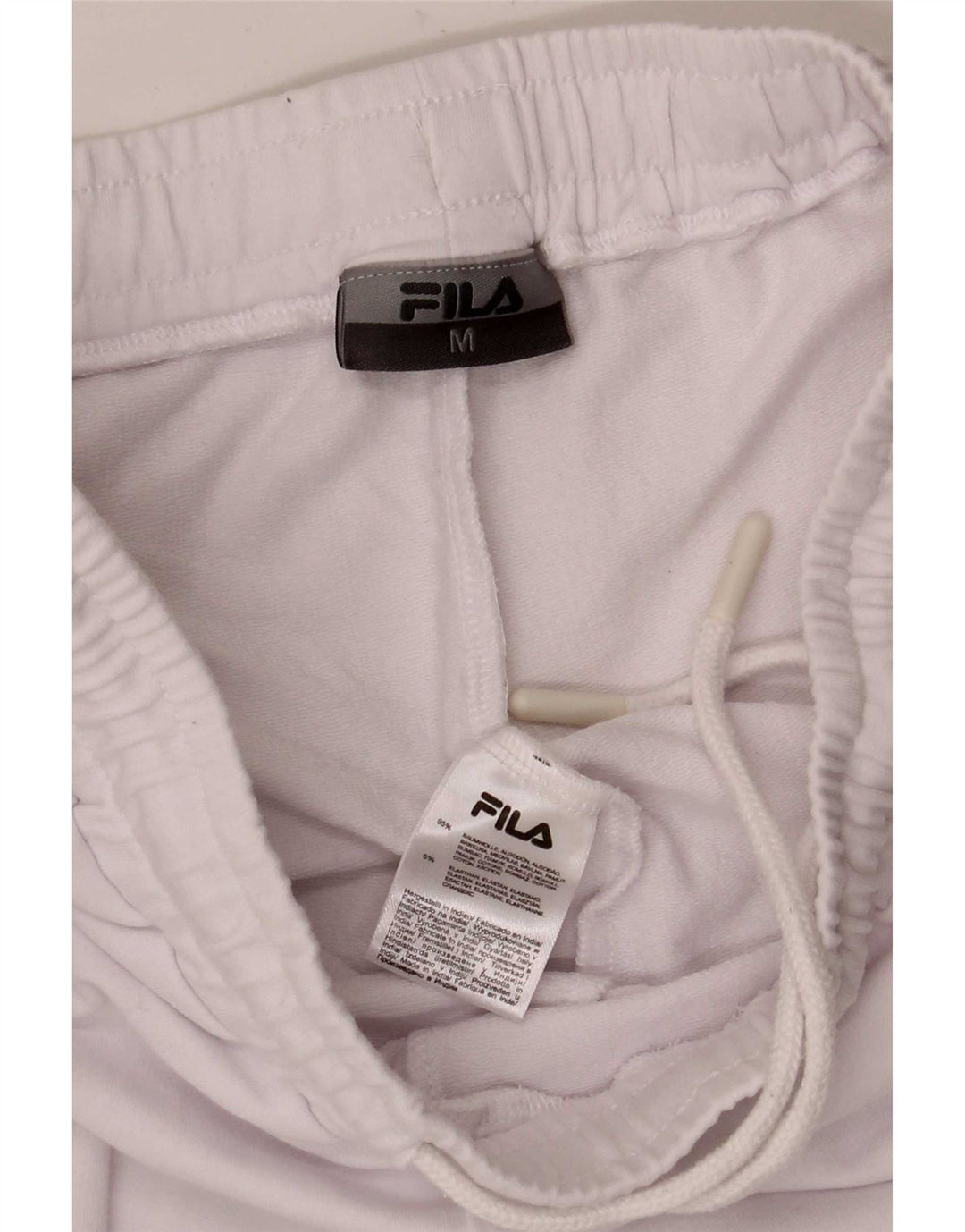 Fila Pantalon de survêtement pour femme Joggers UK 12 Medium White Colourblock