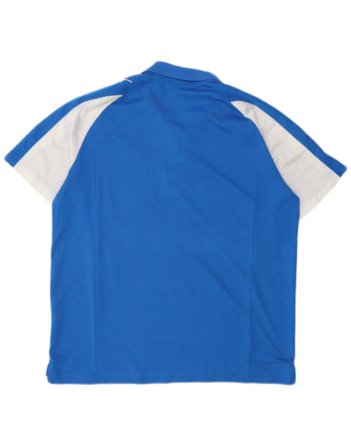 Puma Polo Homme 2XL Bleu Colorblock Polyester