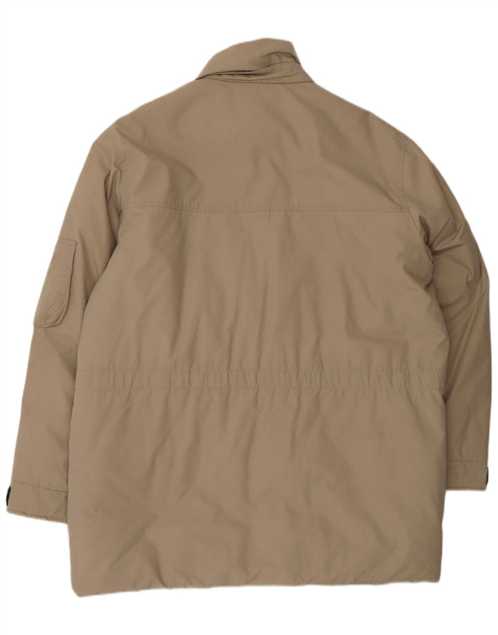 Sergio Tacchini Manteau coupe-vent pour homme UK 40 Large Beige Polyester