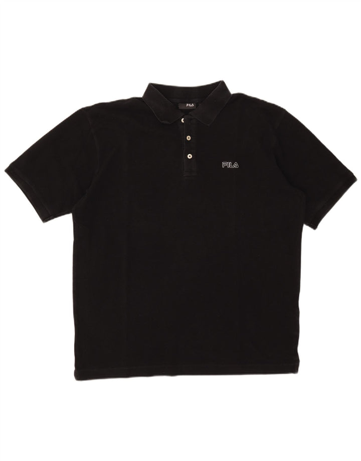 Fila Polo Homme XL Noir Coton