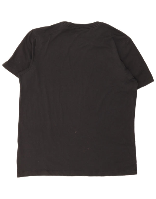 Nike T-shirt Dri Fit pour homme en coton noir Taille L