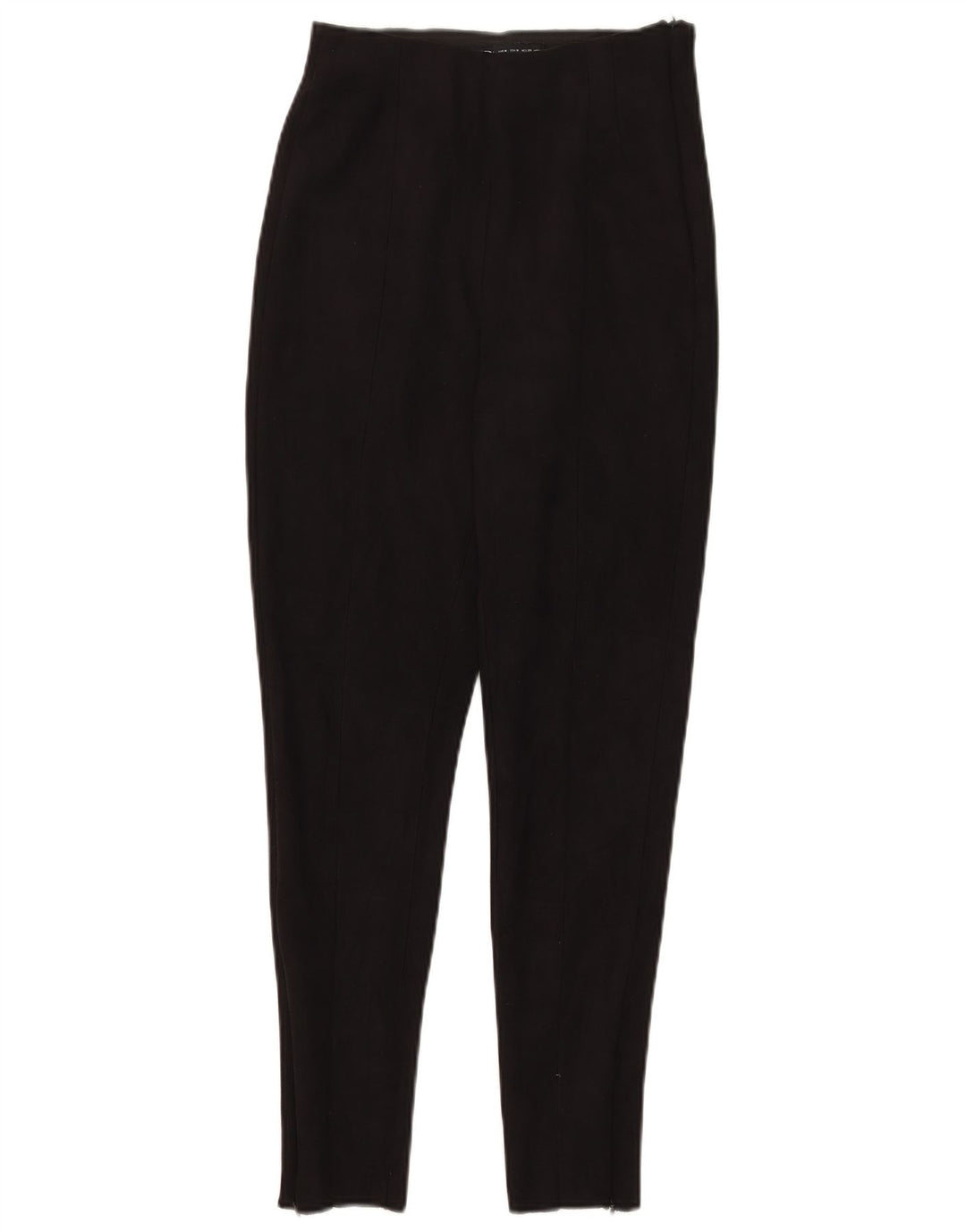 Zara Femme Pantalon Court Slim Moyen W28 L26 Noir