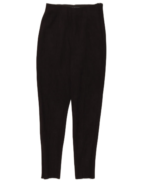 Zara Femme Pantalon Court Slim Moyen W28 L26 Noir