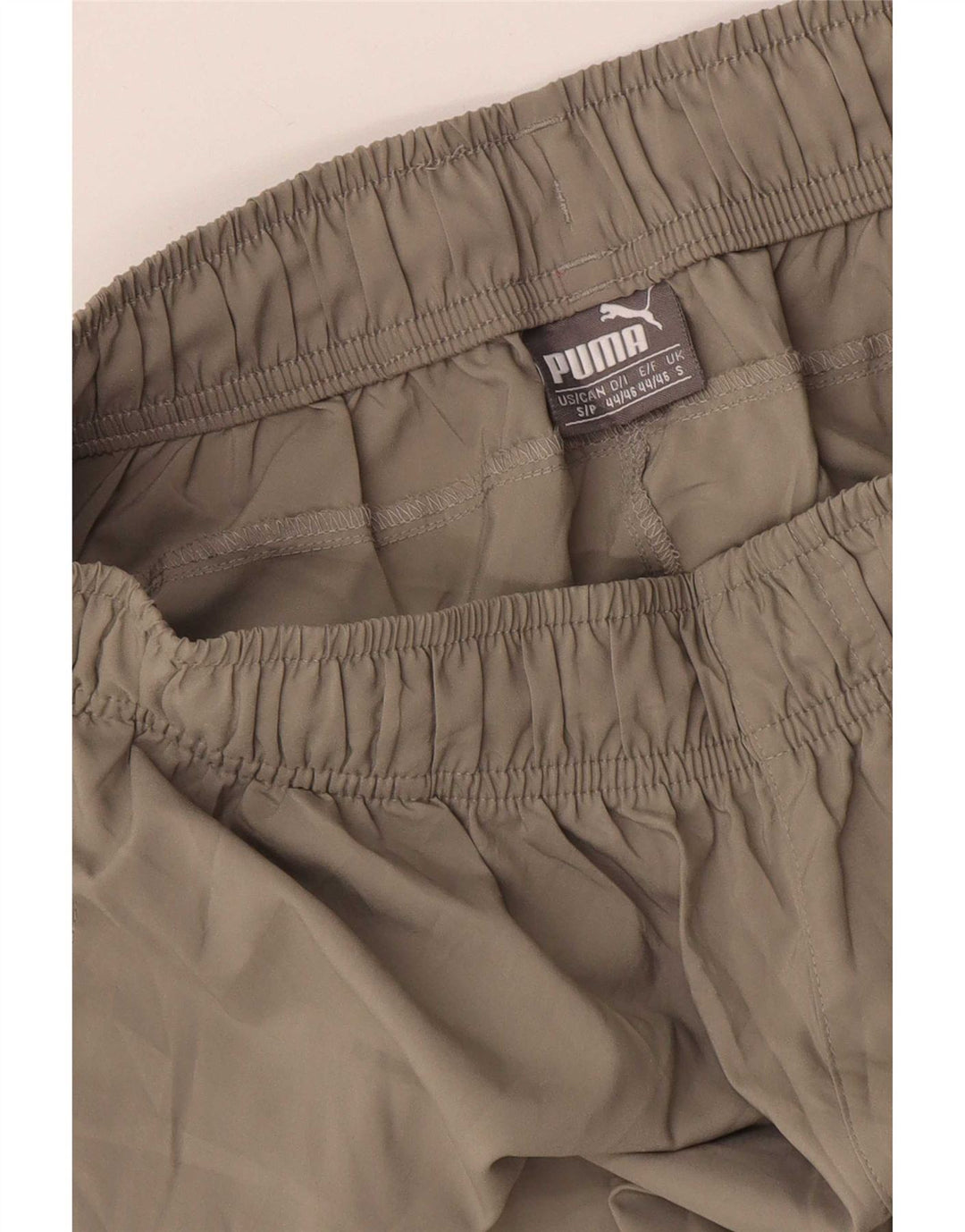 Puma Short de Sport Homme Kaki Petit