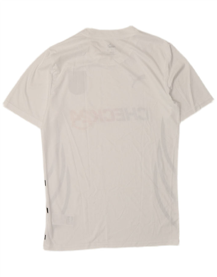 Puma T-Shirt Deutschland Graphic Homme Petit Blanc Rayé Polyester
