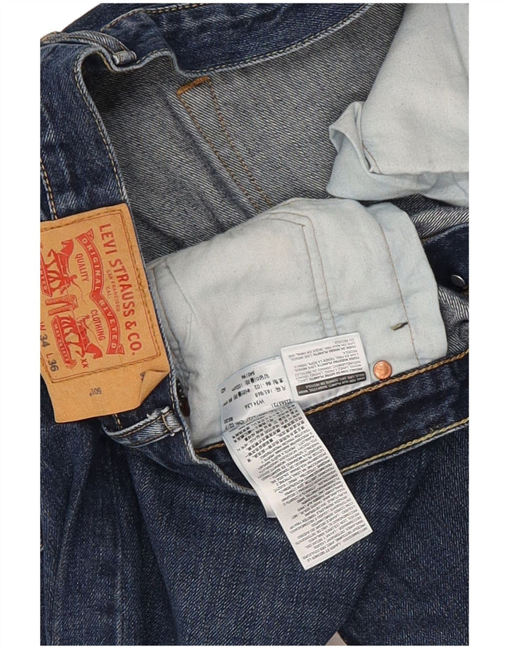 Levi's Jean Droit 501 Homme Bleu W34 L36 Coton