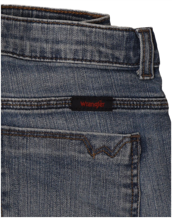 Wrangler Short En Jean Femme W30 Bleu Moyen