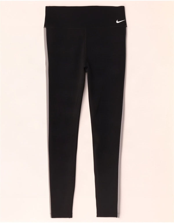 Nike Legging Dri Fit Graphic pour femme UK 14 Noir moyen colour block