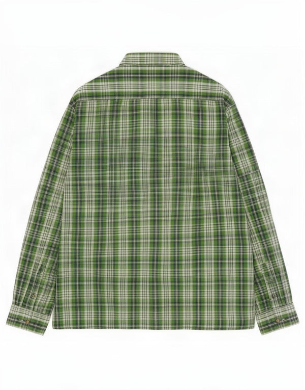 Brugi Chemise Homme 2XL Vert Carreaux Polyester