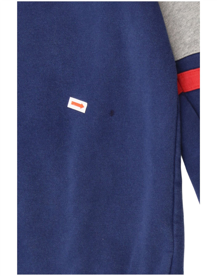 Nike Garçons Air Zip Sweat à capuche 13-14 ans XL Bleu Colorblock Coton