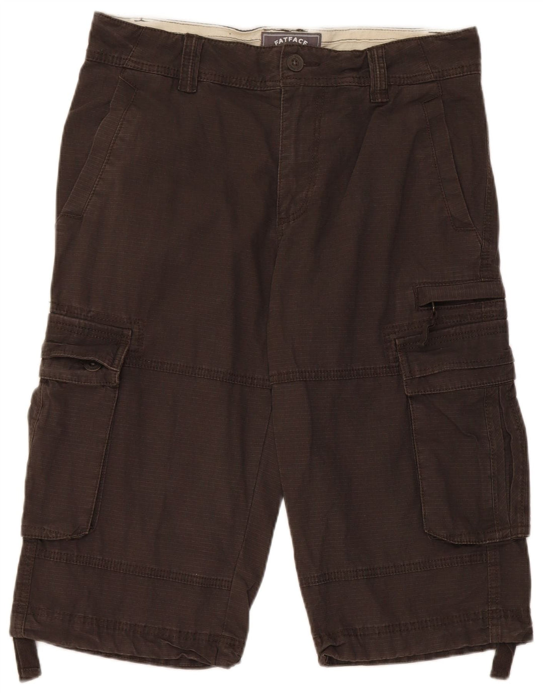 Fat Face Bermuda Cargo Homme W32 Gris Moyen Coton