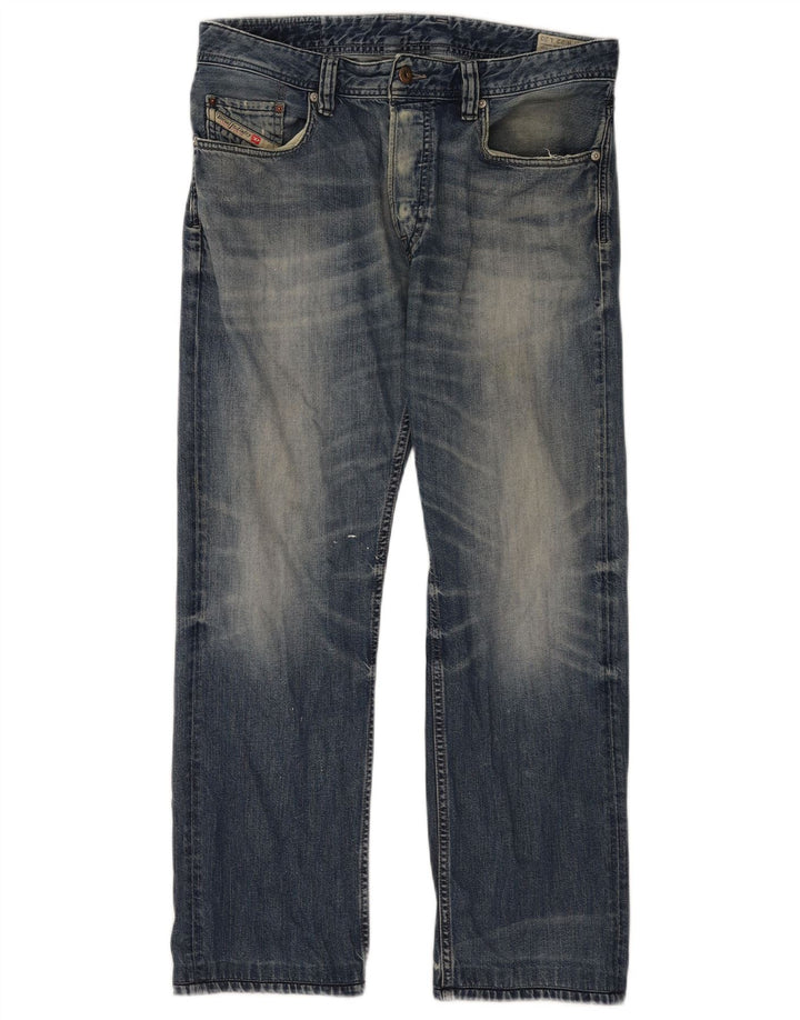 Diesel Jean Droit Larkee W32 L30 Homme Bleu Coton