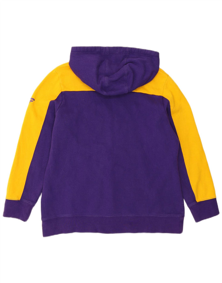 NFL Vikings Sweat à capuche pour garçon 13-14 ans Violet Large Colorblock