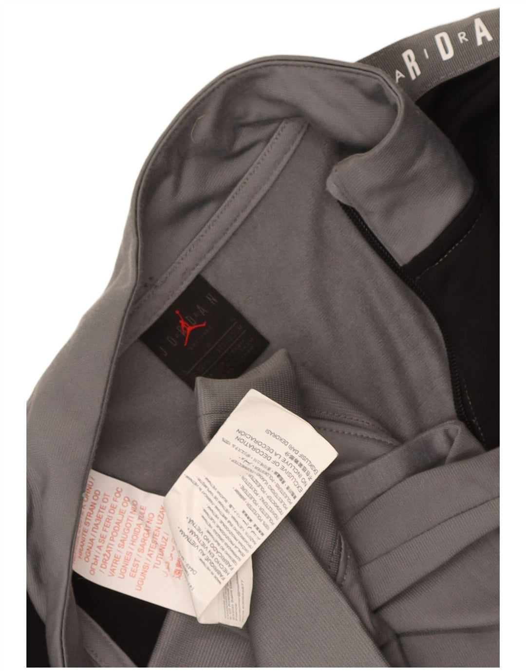 Jordan Sweat-shirt graphique pour garçon 12-13 ans Grand Gris Colorblock