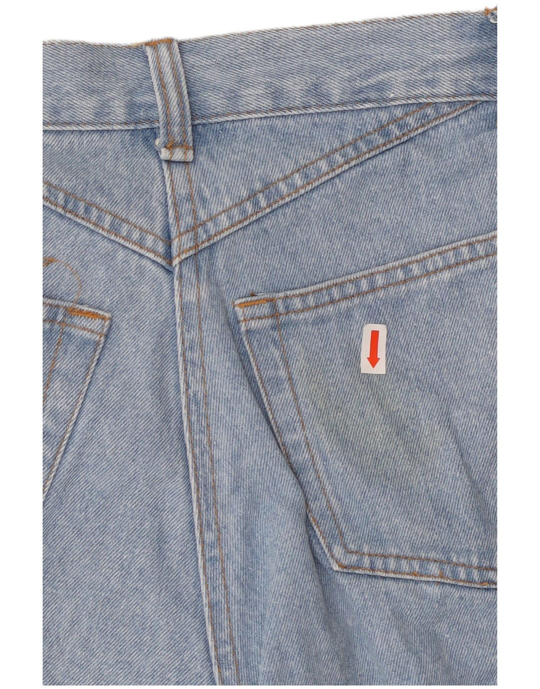 Short en jean femme VINTAGE W36 XL coton bleu