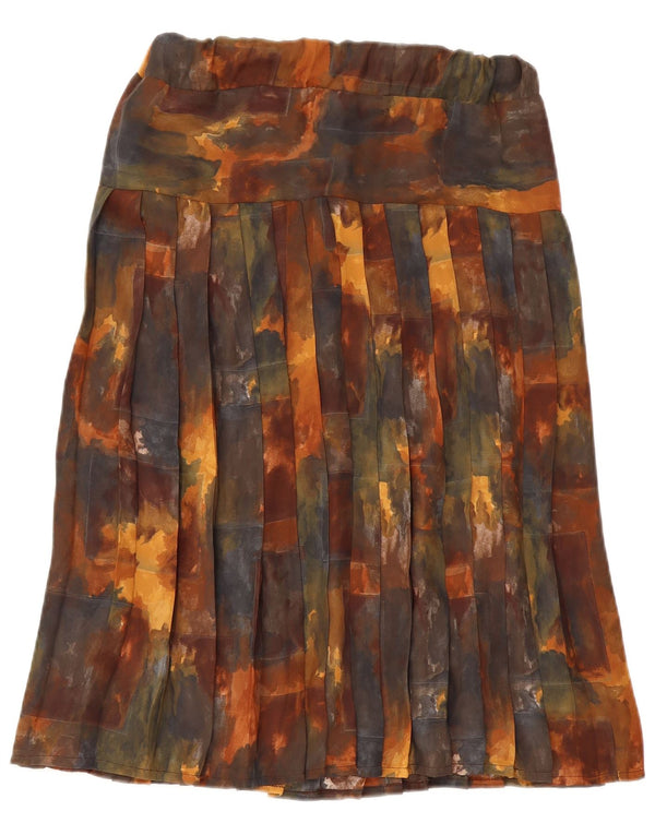 jupe plissée femme vintage Medium W30 Tie Dye multicolore
