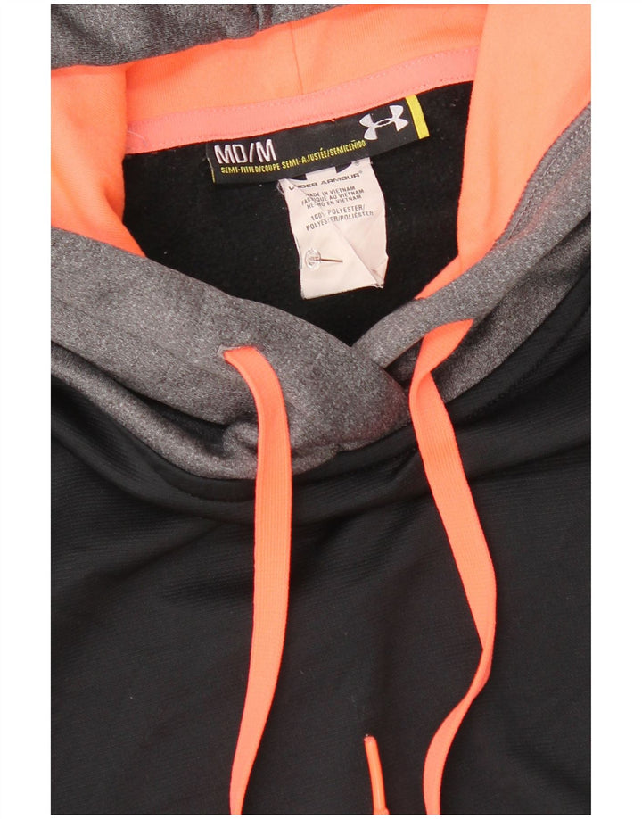 Under Armour Sweat à capuche pour femme UK 44 Medium Noir Colorblock Polyester