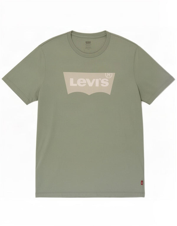 Levi's Tee-Shirt Standard Fit Graphic Homme Vert Moyen Coton