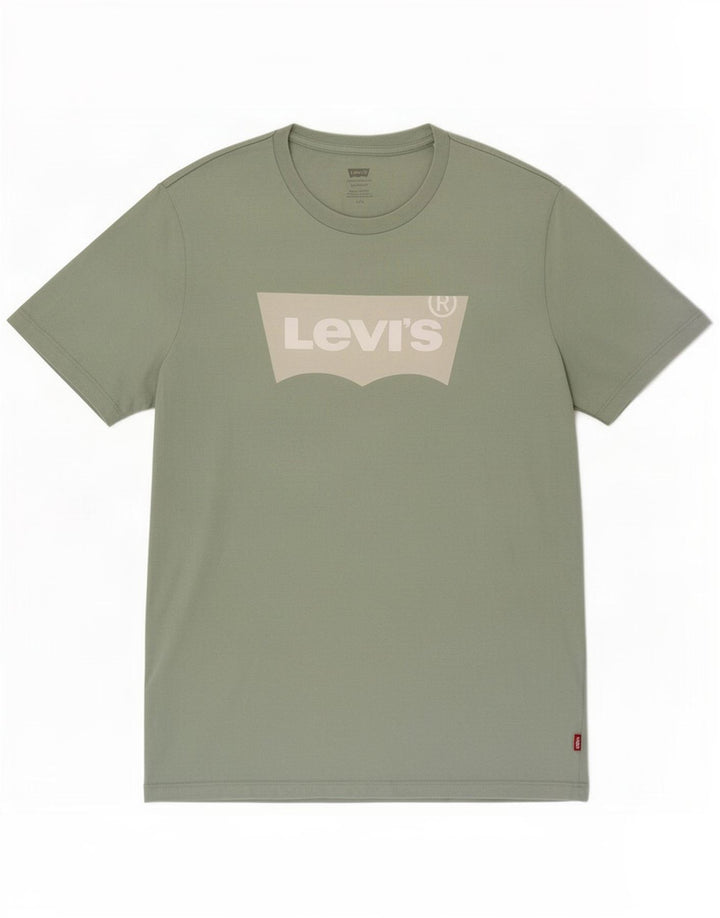 Levi's Tee-Shirt Standard Fit Graphic Homme Vert Moyen Coton