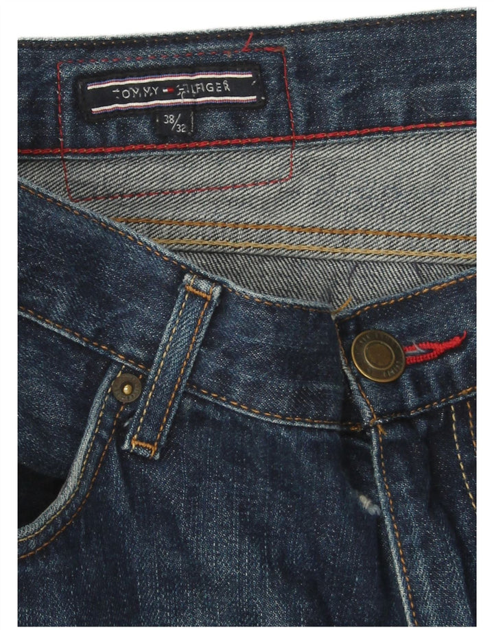 Tommy Hilfiger Jean court W38 L25 pour homme en coton bleu