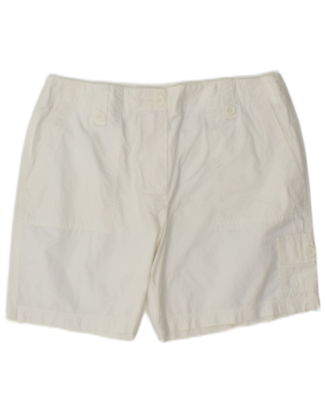 Marks & Spencer Short cargo pour femme UK 12 Medium W32 Coton blanc