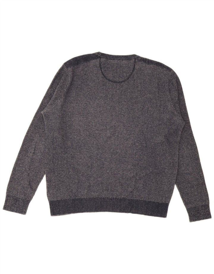 Marlboro Classics Pull à col rond pour homme 2XL Bleu marine