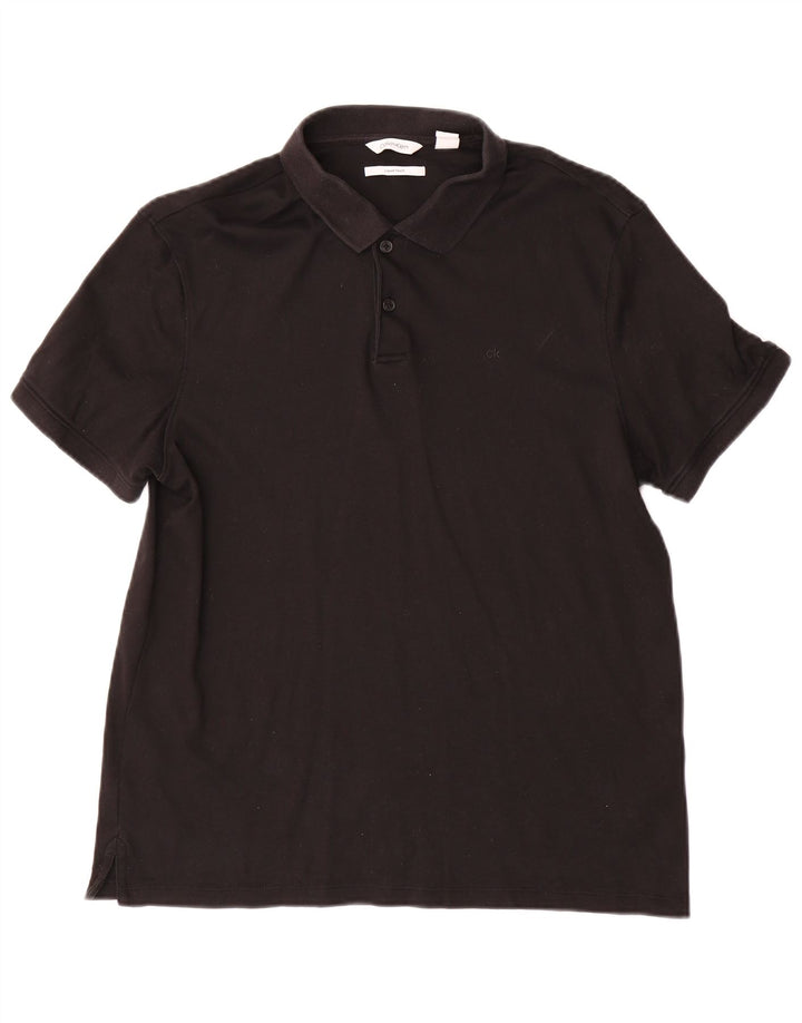 Calvin Klein Polo Homme Noir Moyen Coton