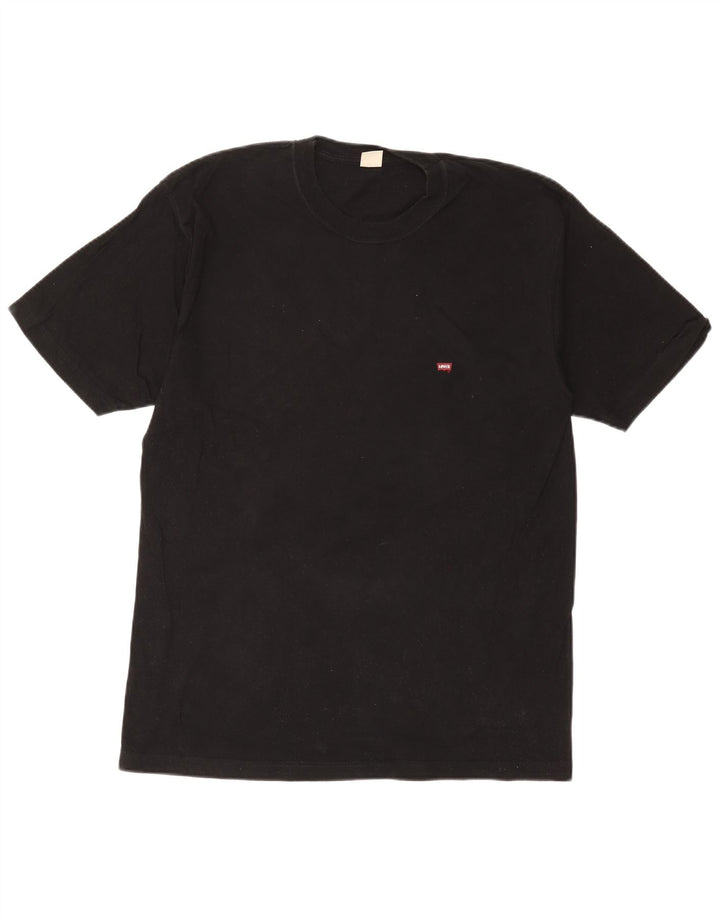 LEVI'S T-Shirt Homme Haut Large Noir Coton