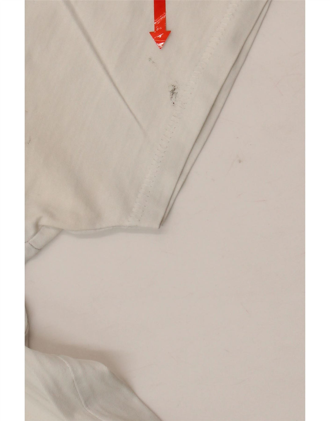 LEVI'S Womens Graphic T-Shirt Top UK 14 Medium White Vintage Levi's and Second-Hand Levi's from Messina Hembry 