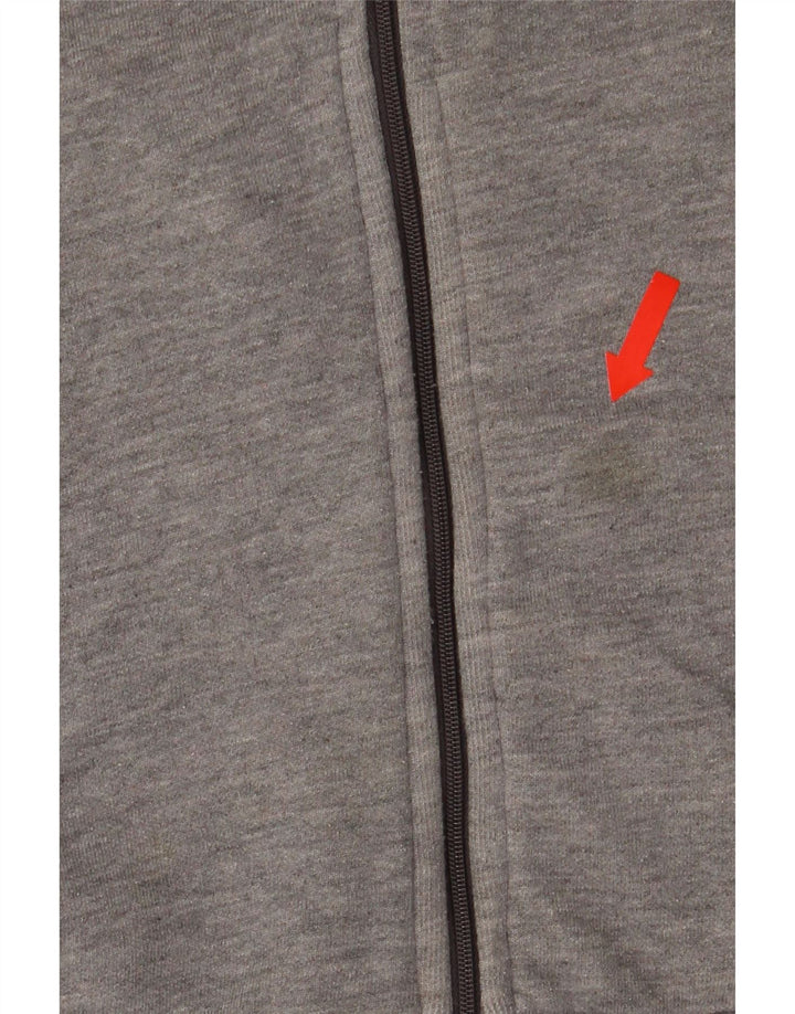 Zara Pull à capuche zippé pour homme Petit gris