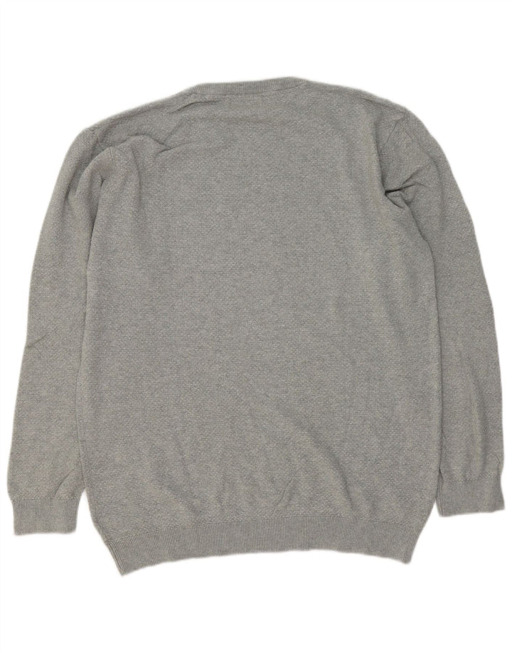 Marks & Spencer Pull col rond pour homme XL en coton gris