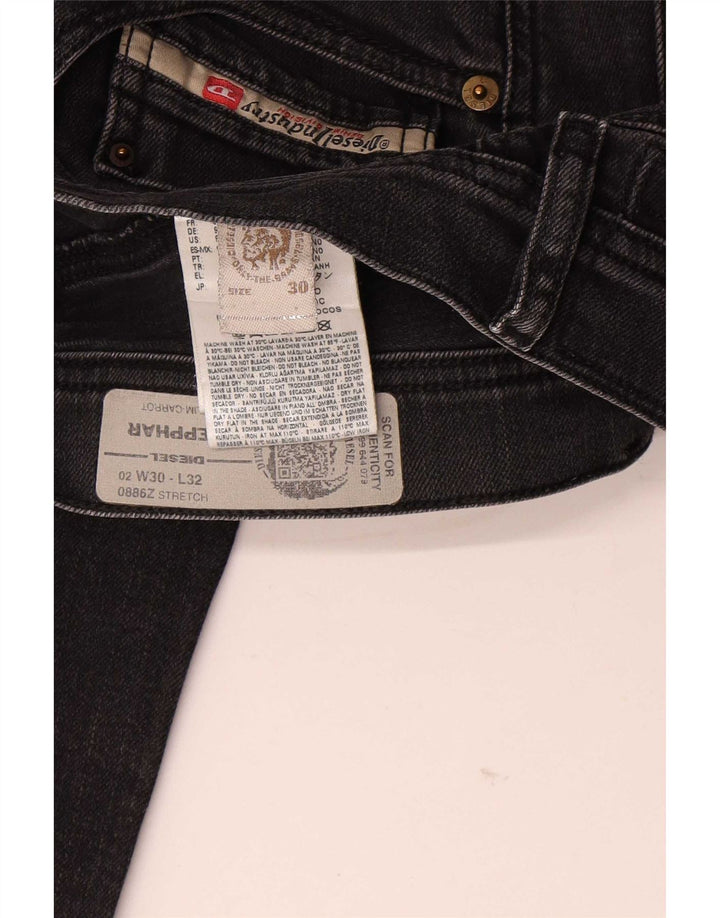 Diesel Jean Carrot Slim W30 L32 Homme Noir Coton