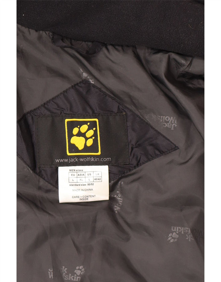 Jack Wolfskin Veste matelassée pour homme UK 40/42 Large Noir Polyester