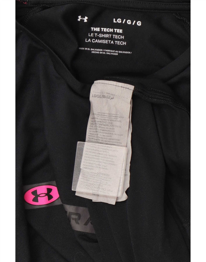 Under Armour T-Shirt Graphique Homme Grand Noir Polyester